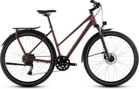 Dviratis miesto Cube Kathmandu Pro Trapeze, 28 ", 21" rėmas, oranžinė sp./rožinė sp.