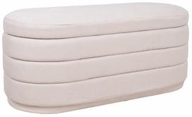 Suoliukas Home4you Hiro 88994, balta sp., 104 cm x 44 cm x 44 cm