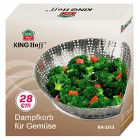 Garų sietelis King Hoff KH 3313, 28 cm, sidabro sp.