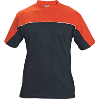 Marškinėliai vyrams Australian Line Emerton, juoda sp./oranžinė sp., 4XL dydis