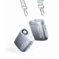 Jisulife Neck Fan 5 4500mAh Mini ventiliatorius with Lanyard – juodos spalvos