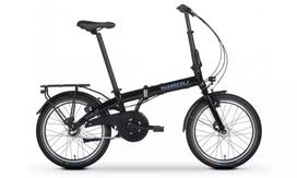 Dviratis sulankstomas Tabou Fold Urban, 20 ", sidabro sp./juoda sp.