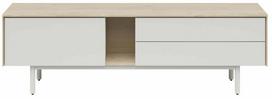Televizoriaus spintelė Ema, riešuto sp./blyški pilka sp., 40 cm x 180 cm x 56 cm