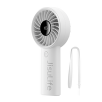 Jisulife Handheld Fan Life4 3600mAh nešiojamas USB ventiliatorius – pilkos spalvos