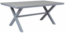 Lauko stalas Home4you Corinna, pilka sp., 180 cm x 100 cm x 74 cm