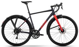 Dviratis gravel Raymon Territ Street, 28 ", M rėmas, juoda sp./raudona sp.