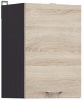 Viršutinė virtuvinė spintelė Junona, sonoma ąžuolo sp./wenge, 30.5 cm x 40 cm x 57.3 cm