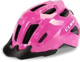 Dviratininkų šalmas vaikams Cube Fink, rožinė sp., 52-57 cm