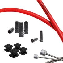 Pavarų troselis, rinkinys Capgo Shimano/Sram Road & MTB, plastikas/nerūdijantysis plienas, raudona sp.