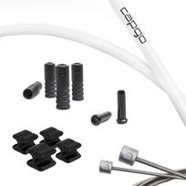Pavarų troselis, rinkinys Capgo Shimano/Sram Road & MTB, plastikas/nerūdijantysis plienas, balta sp.