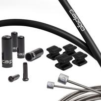 Pavarų troselis, rinkinys Capgo Kevlar Shimano/Sram Road & MTB, nerūdijantysis plienas, juoda sp.
