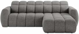 Kampinė sofa Fanito, tamsiai pilka sp., dešininė, 200 x 288 cm x 105 cm