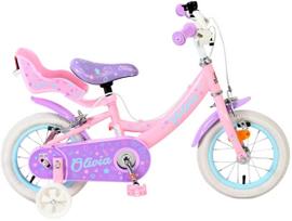 Vaikiškas dviratukas su papildomais ratukais, vaikų Volare Olivia FW R9R, rožinė sp., 12"