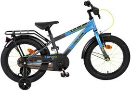 Vaikiškas dviratukas su papildomais ratukais, vaikų Volare Thombike CB 5GC, mėlyna sp./pilka sp., 16"