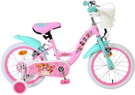 Vaikiškas dviratukas su papildomais ratukais, vaikų Volare Paw Patrol Girls, rožinė sp., 16"