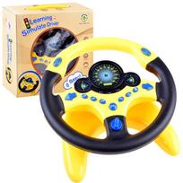 Interaktyvus žaislas, vairas Learning Simulate Driver, 25 cm, geltona sp.