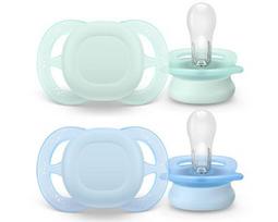 Čiulptukų rinkinys Philips Avent Ultra Start, 0 mėn., žalia sp./žydra sp.