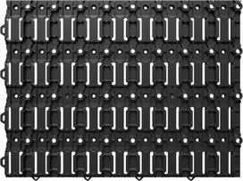Laikiklis įrankiams Qbrick, 2 cm x 38.6 cm, juoda sp.