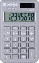 Skaičiuotuvas stalinis/kišeninis Donau K-DT2082-13, pilka sp.