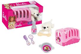 Pliušinis žaislas, su priedais šuo Dolu Barbie 1605, įvairių spalvų, 10 cm