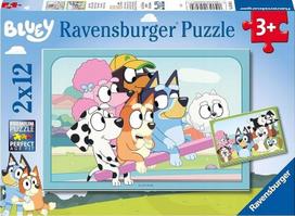 Dėlionė 2in1 Ravensburger Bluey Fun With Bluey 10105693, 18 cm x 26 cm, 24 vnt., įvairių spalvų