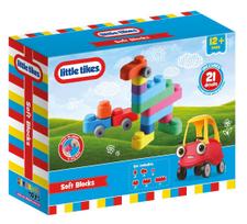 Žaislinių kaladėlių rinkinys Little Tikes Soft, 21 vnt., įvairių spalvų