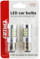 Automobilio lemputė AMiO Canbus 01438, led, balta sp., 24 V