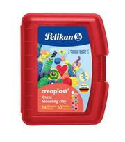 Plastilinas, rinkinys Pelikan Creaplast, įvairių spalvų, 240 g