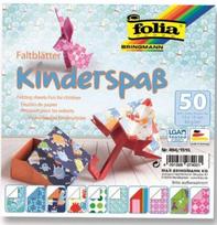 Popierinių figūrų gaminimo rinkinys Folia Origami Fun For Children, įvairių spalvų