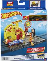 Automobilių stovėjimo aikštelė Mattel Hot Wheels City Speedy Pizza Pick Up HKX44, įvairių spalvų