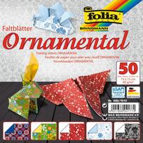 Popierinių figūrų gaminimo rinkinys Folia Origami Ornament, įvairių spalvų