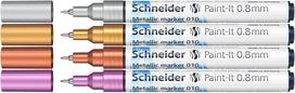 Teksto žymeklis Schneider Paint-lt 010, metalo sp.