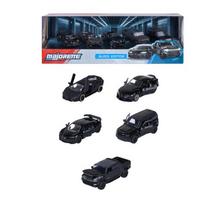 Žaislinių automobilių rinkinys Majorette Black Edition 2.0, 1:64, juoda sp.