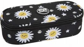 Penalas CoolPack Campus Daisy, 23 cm x 10 cm, balta sp./juoda sp./geltona sp.
