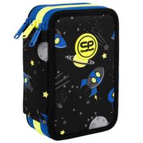 Penalas, su priedais CoolPack Jumper 3 Atlantis, 19.5 cm x 12.5 cm, mėlyna sp./juoda sp./geltona sp.