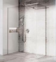 Dušo kabina Ravak Walk-In GW9W70C0SZ1, kvadratinė, be padėklo, 90 cm x 90 cm x 200 cm, skaidri sp./chromo sp./grūdintas