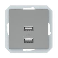 USB įkroviklis Vilma QR1000, matinė pilka sp.