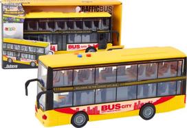 Žaislinis autobusas Lean Toys City Series Traffic, 1:16, geltona sp.