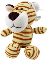 Pliušinis žaislas tigras Lean Toys, kreminė sp./ruda sp., 23 cm