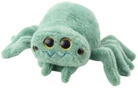 Pliušinis žaislas voras Lean Toys, žalia sp., 12 cm