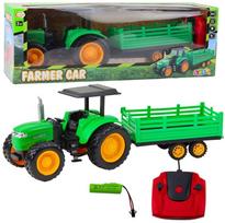 Rc traktorius Lean Toys Farmer, žalia sp.