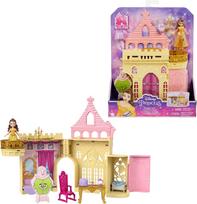 Lėlių namas Mattel Disney Princess Princess Belles Magical Surprise Castle, geltona sp./rožinė sp.