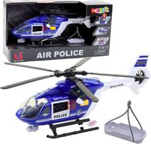 Žaislinis sraigtasparnis Lean Toys Air Police, 1:14, mėlyna sp./balta sp.