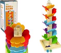 Bokštelis - kamuoliukas Lean Toys Ball Game, 29 cm, įvairių spalvų