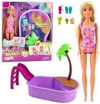 Lėlė su priedais Lean Toys Anlily Enjoy Summer, 30 cm, įvairių spalvų