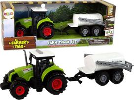 Žaisliniai traktoriai su priedais Lean Toys Farmers Tale, įvairių spalvų