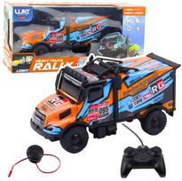 Rc sunkvežimis Lean Toys Rally, mėlyna sp./oranžinė sp.