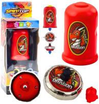 Vilkelis Lean Toys Fight Spin Top, raudona sp.