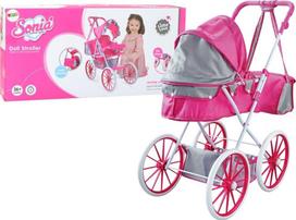 Lėlių vežimėlis Lean Toys Sonia, rožinė sp.