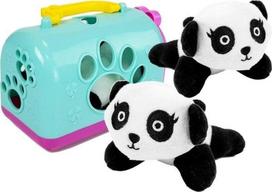 Pliušinis žaislas, su priedais panda Lean Toys, (spalva/dizainas parenkami atsitiktine tvarka), 13.5 cm
